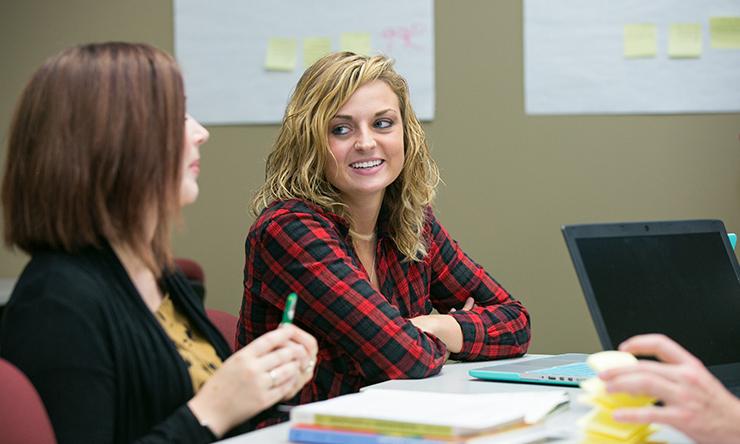 students in MSW class